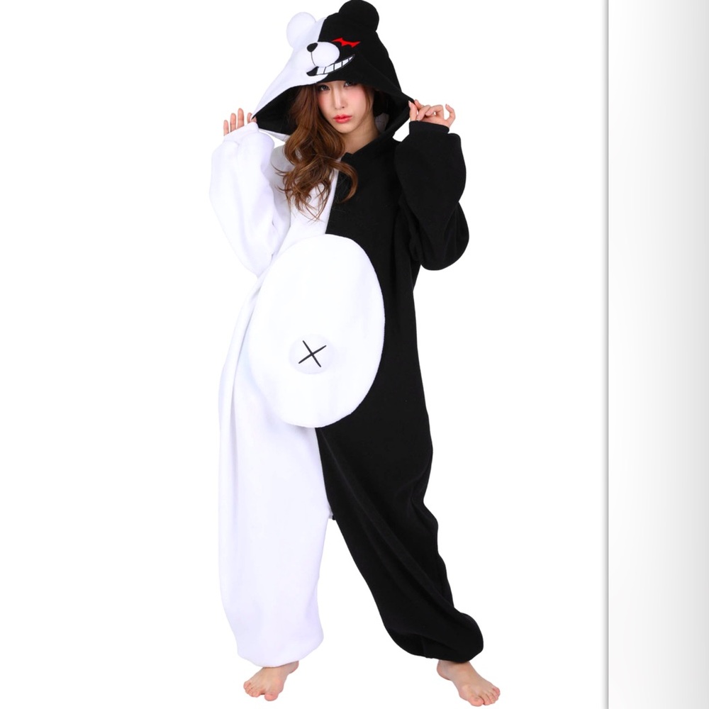 SAZAK Danganronpa Monokuma & Monomi Unisex Kigurumi Pajamas